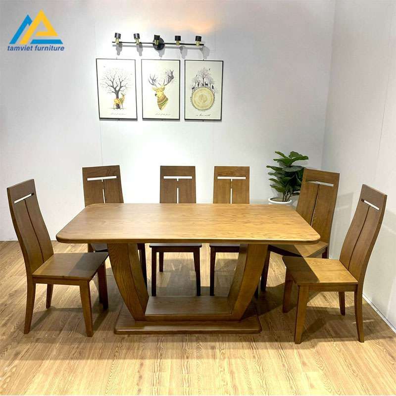 Bộ bàn ghế ăn 6 ghế BGA-09
