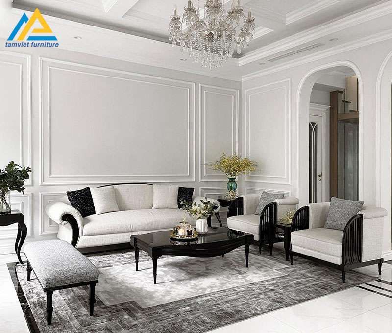 Bộ sofa đẹp cho phòng khách Indochine