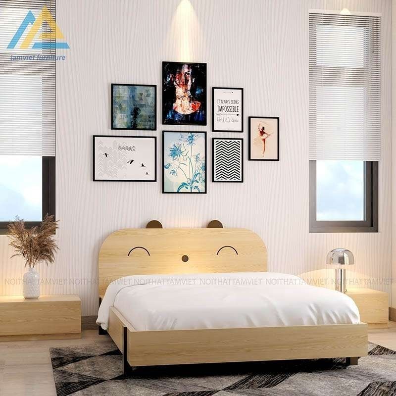 Giường trẻ em gỗ công nghiệp giuong-tre-em-go-cong-nghiep