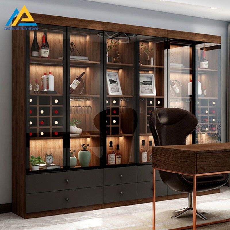 Tủ rượu gỗ cao cấp TR-19