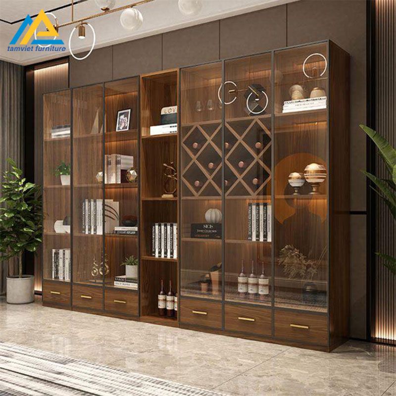 Tủ rượu gỗ hiện đại TR-12