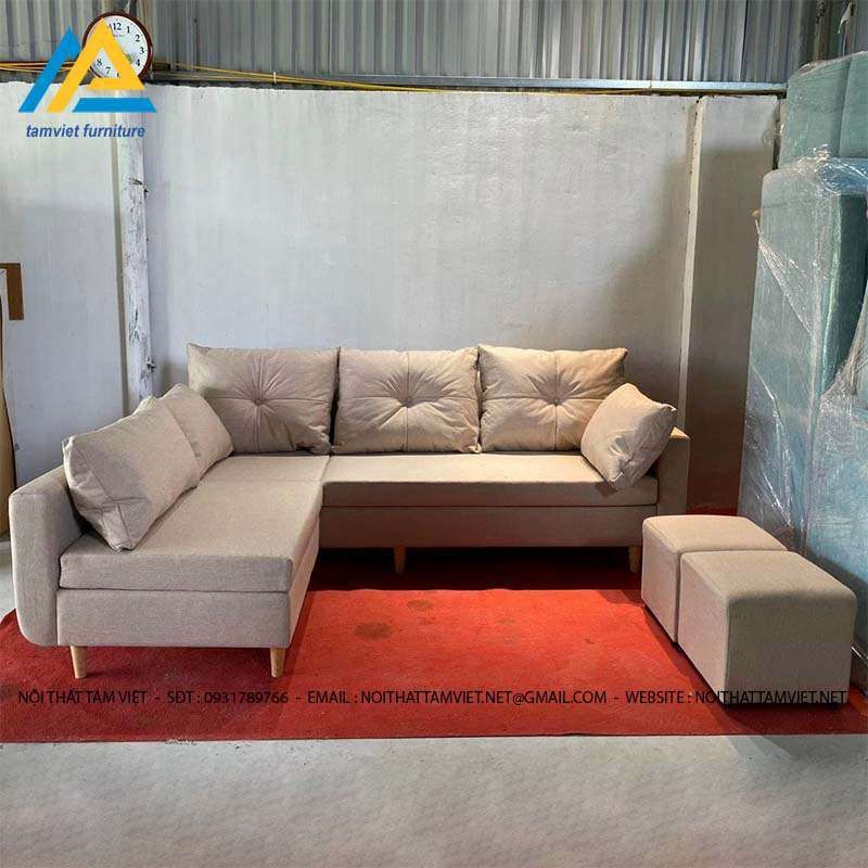 Cách vệ sinh ghế sofa vải bố tại nhà hiệu quả tức thì