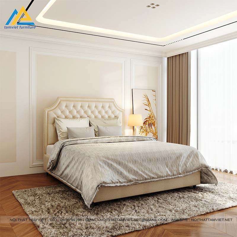 Top những chiếc giường ngủ bọc nỉ sang, xịn, mịn cho mọi nhà