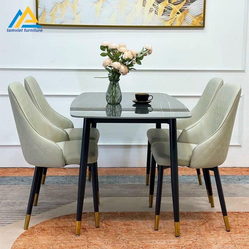Bàn ghế ăn 4 ghế BGA-39