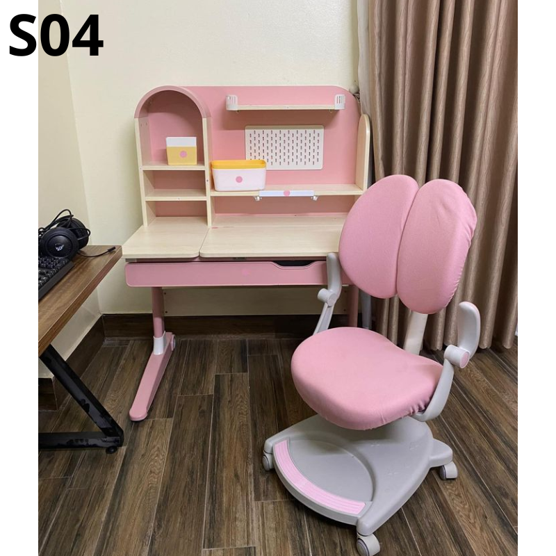 Bàn học cho bé chống gù , chống cận  BHS04