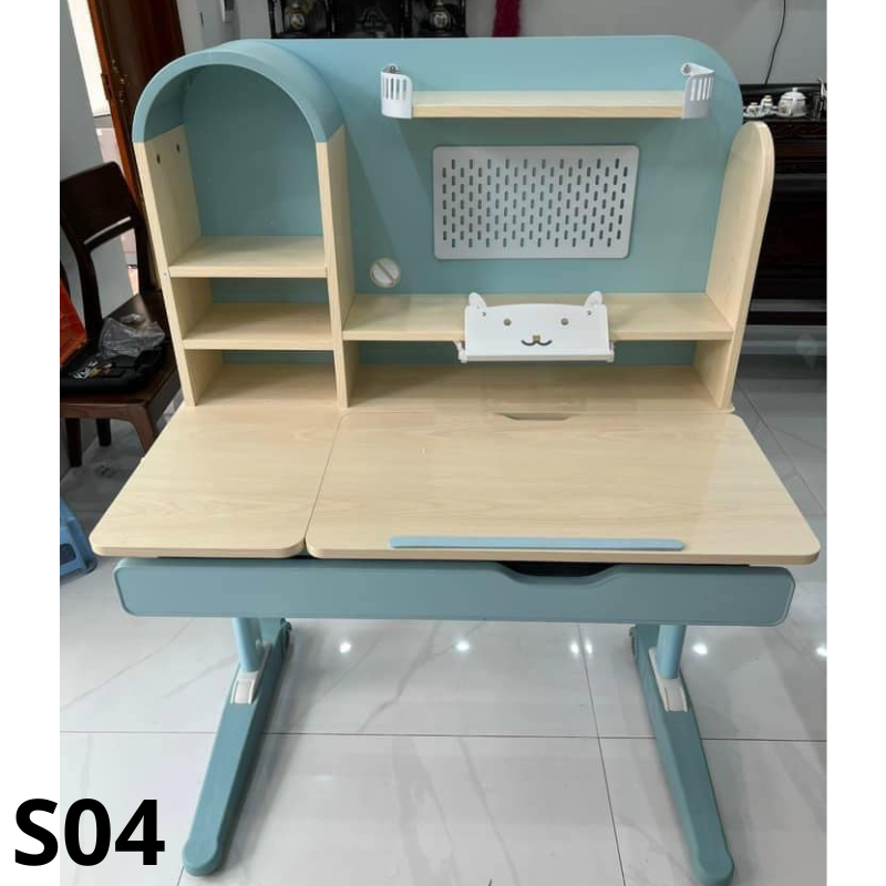 Bàn học cho bé chống gù , chống cận  BHS04