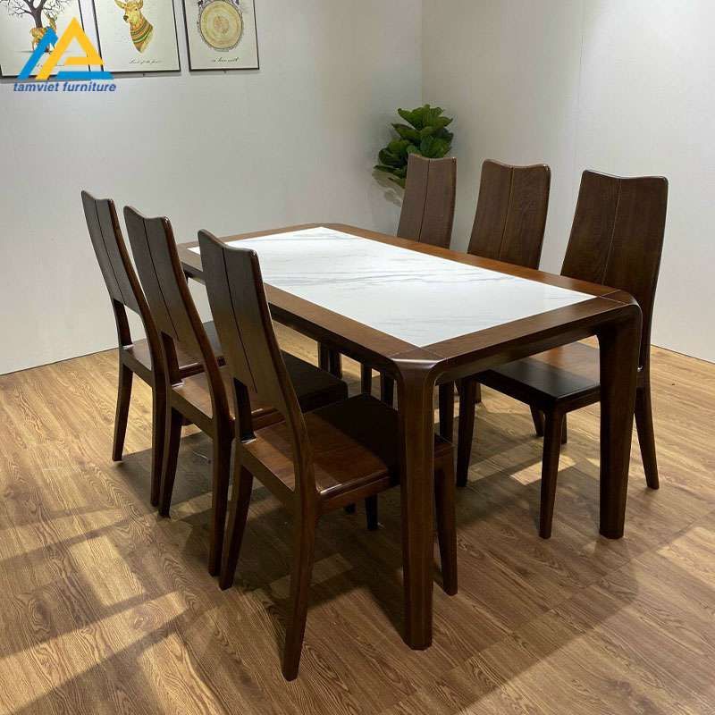 Bộ bàn ăn 6 ghế BGA-10
