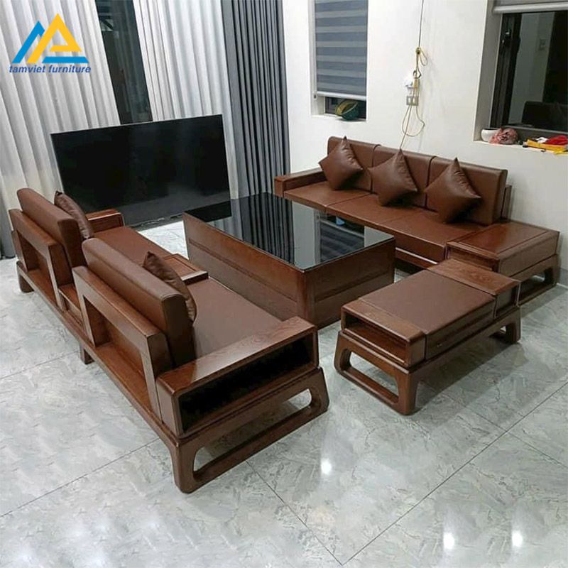 Bộ sofa gỗ sồi SG-28
