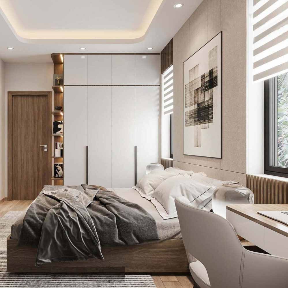 Combo phòng ngủ gỗ công nghiệp CPN-55