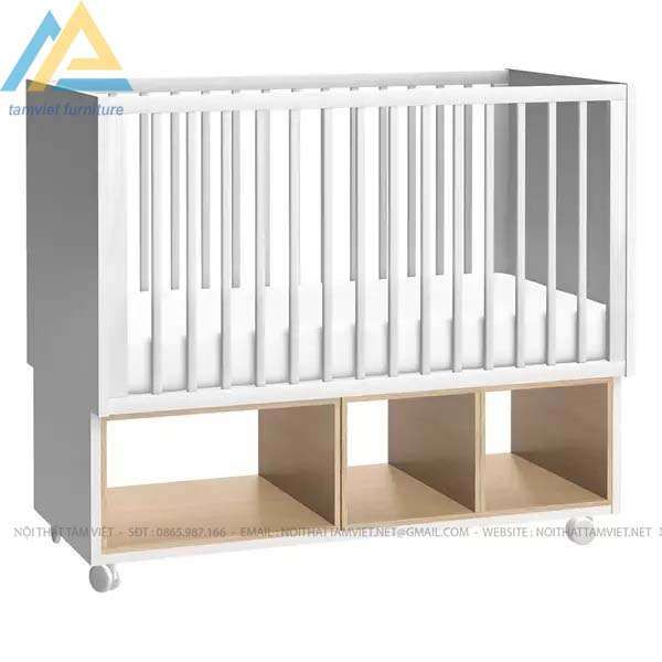Cũi cho bé gỗ công nghiệp CTE-606