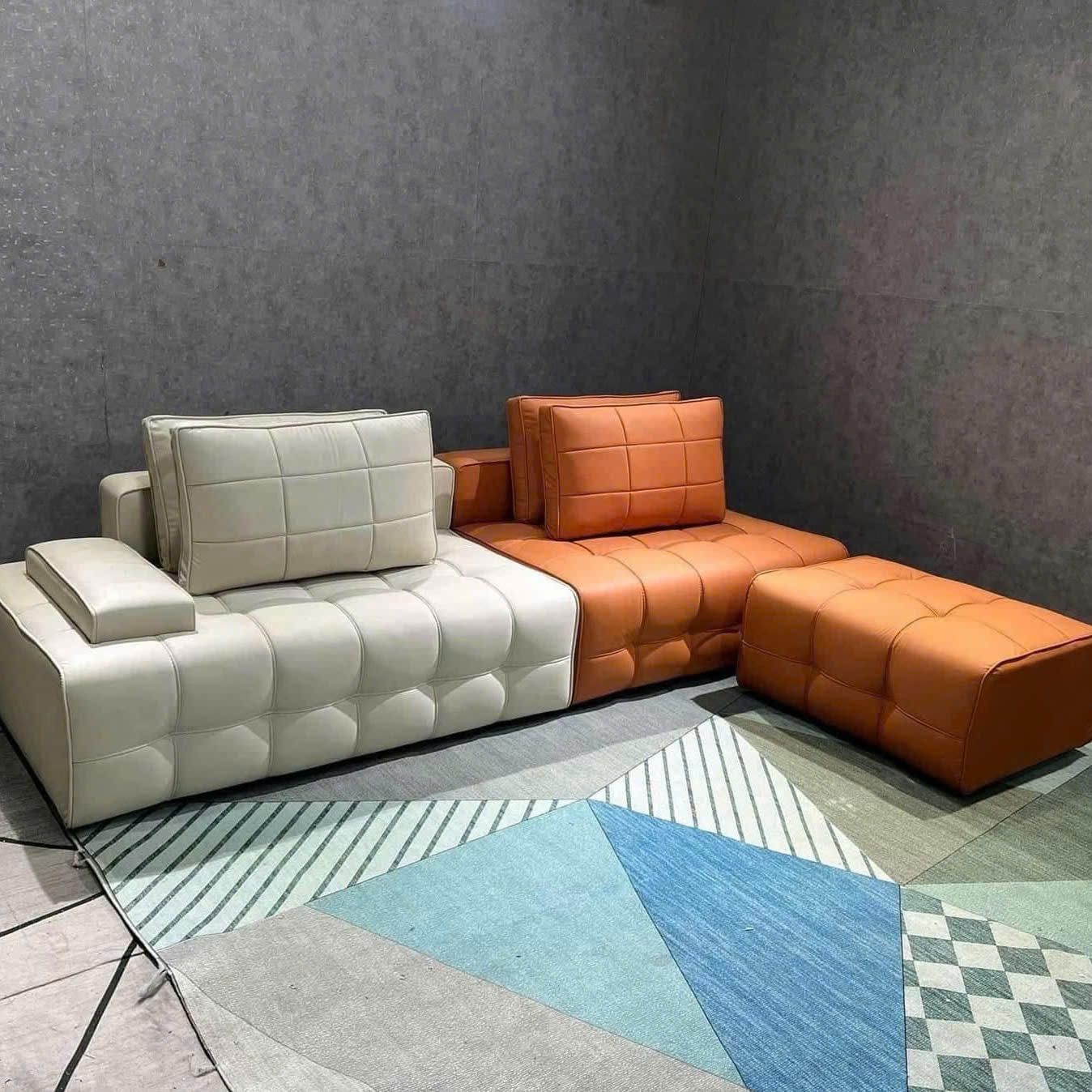 Ghế sofa da hiện đại SD-62