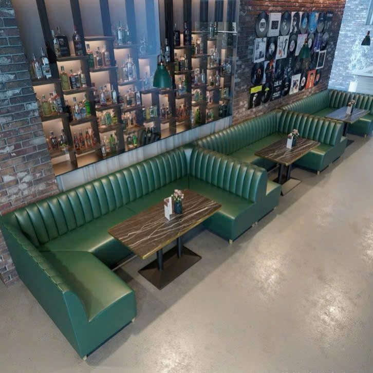 Ghế sofa nhà hàng bọc da GC 10