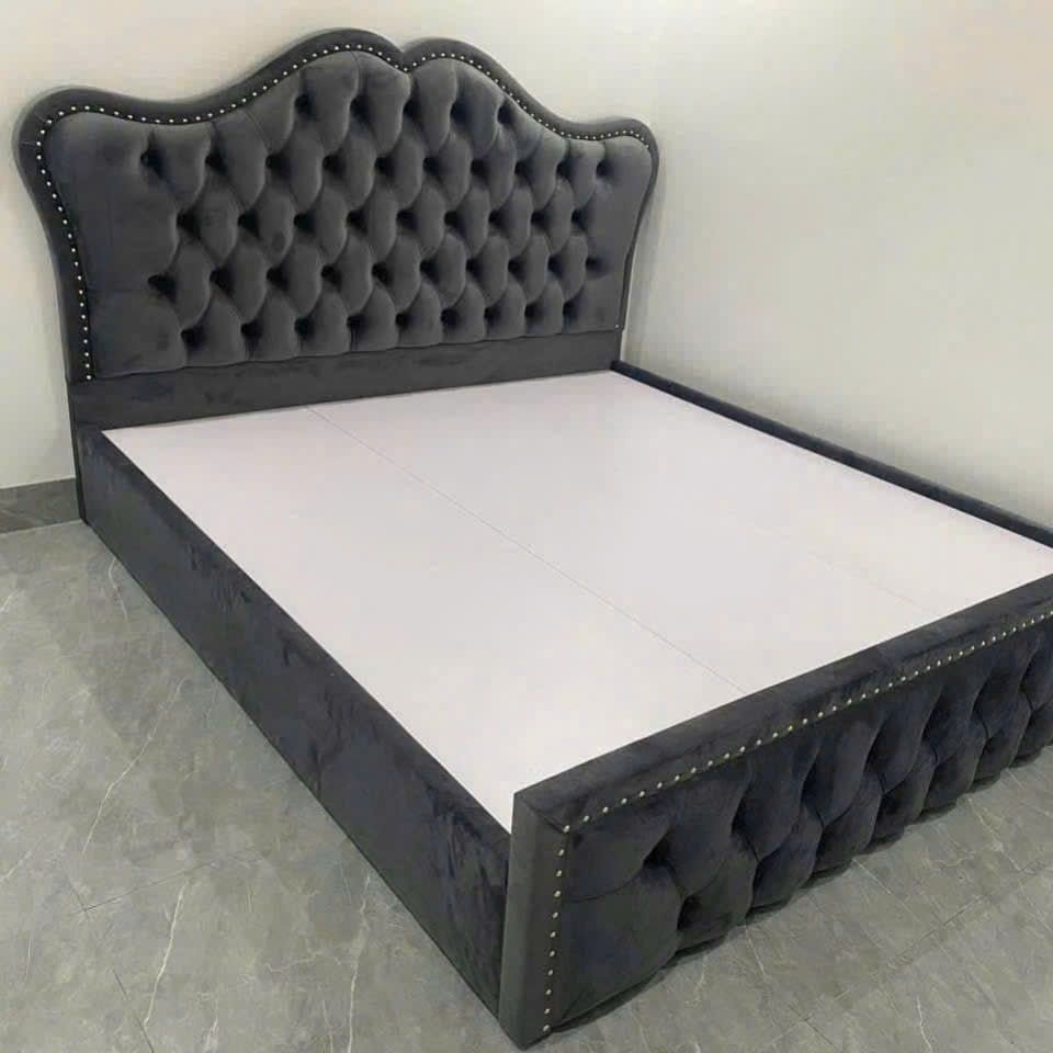 Giường bọc nỉ GB - 52