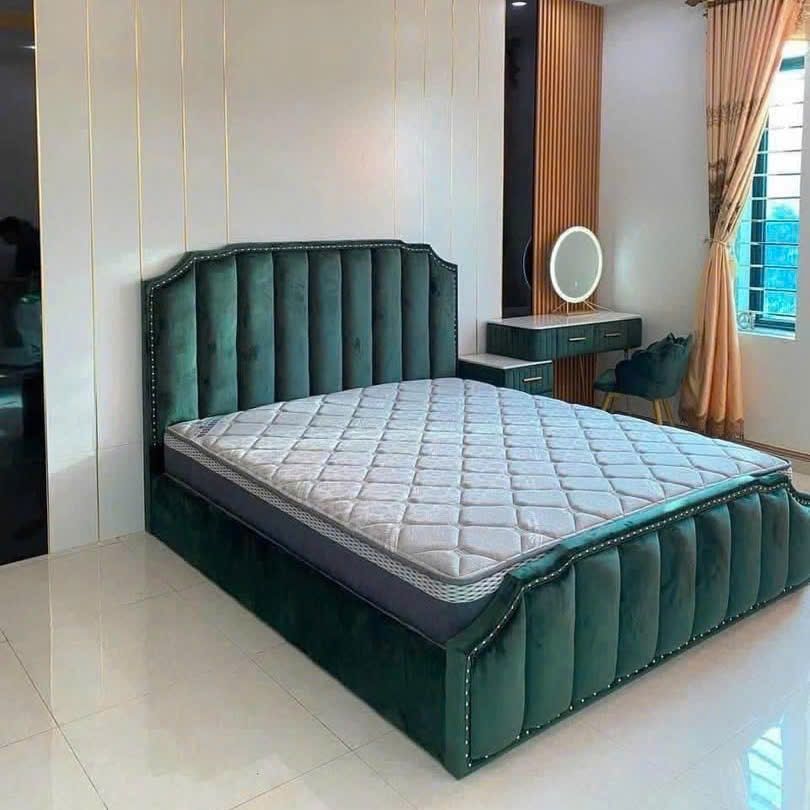 Giường bọc nỉ GB - 56