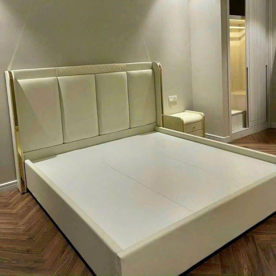 Giường bọc nỉ GB 58