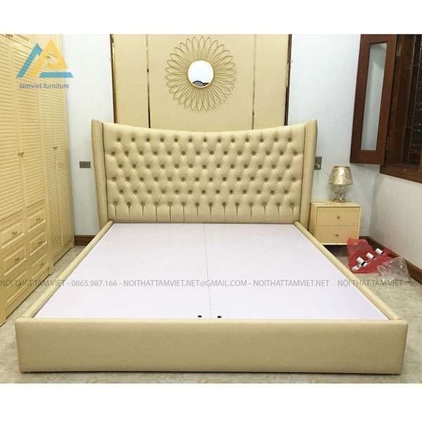 Giường bọc đệm tại cảm giác thoải mái giuong-boc-dem-tao-cam-giac-thoai-mai