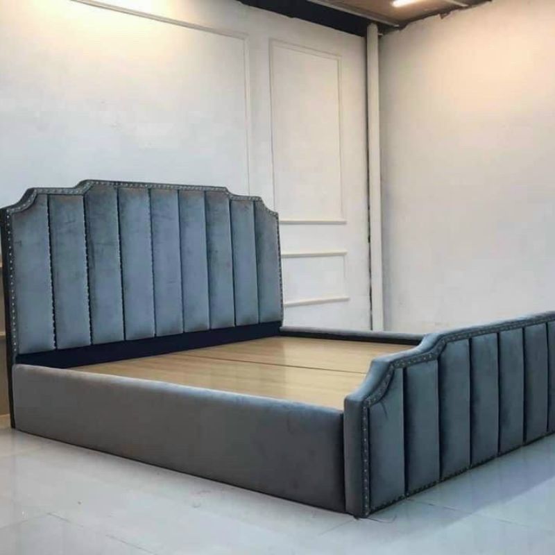 Giường ngủ bọc vải nỉ gỗ công nghiệp GB-31