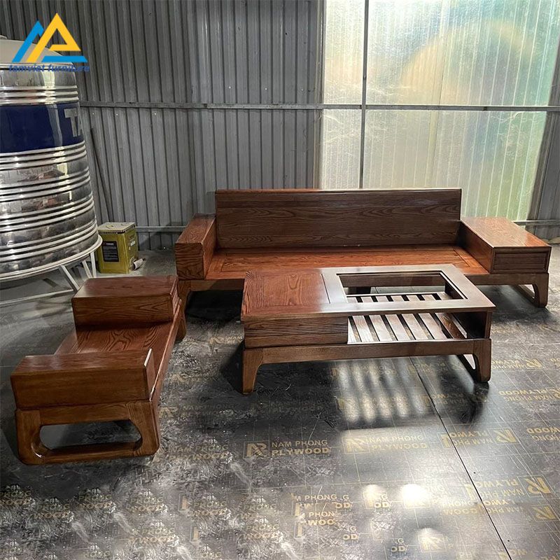 Sofa gỗ sồi đẹp SG-23