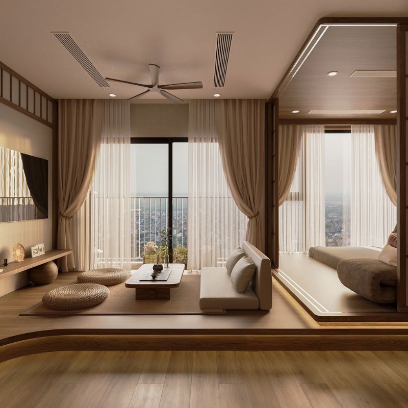 Thiết kế chung cư đơn giản đẹp Linh Đàm Hoàng Mai CHC-03