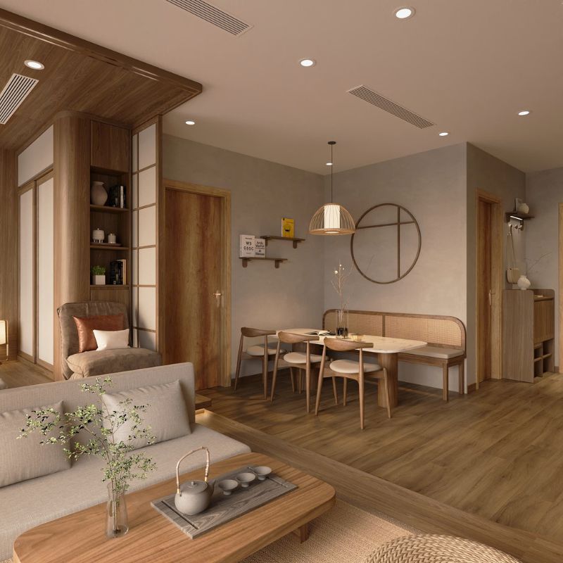 Thiết kế chung cư đơn giản đẹp Linh Đàm Hoàng Mai CHC-03