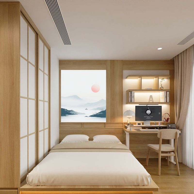 Thiết kế chung cư Chị Hoa Five Star Thanh Xuân CHC-04