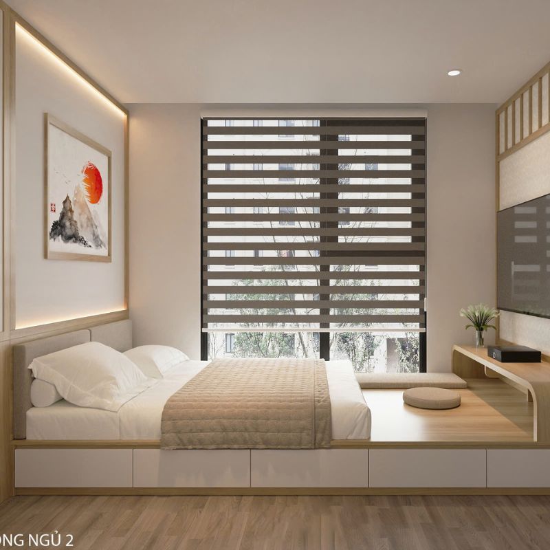 Thiết kế nhà ở chung cư phong cách Nhật Vinhome Liễu Giai CHC-02