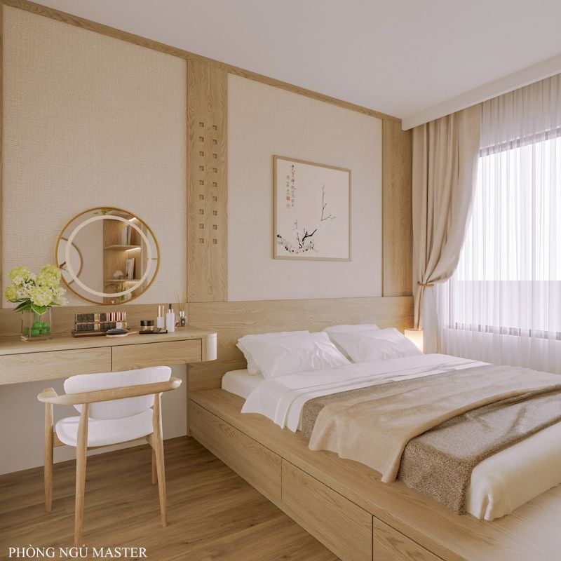 Thiết kế nhà ở chung cư 2PN Nguyễn Công Ba Đình CHC-05