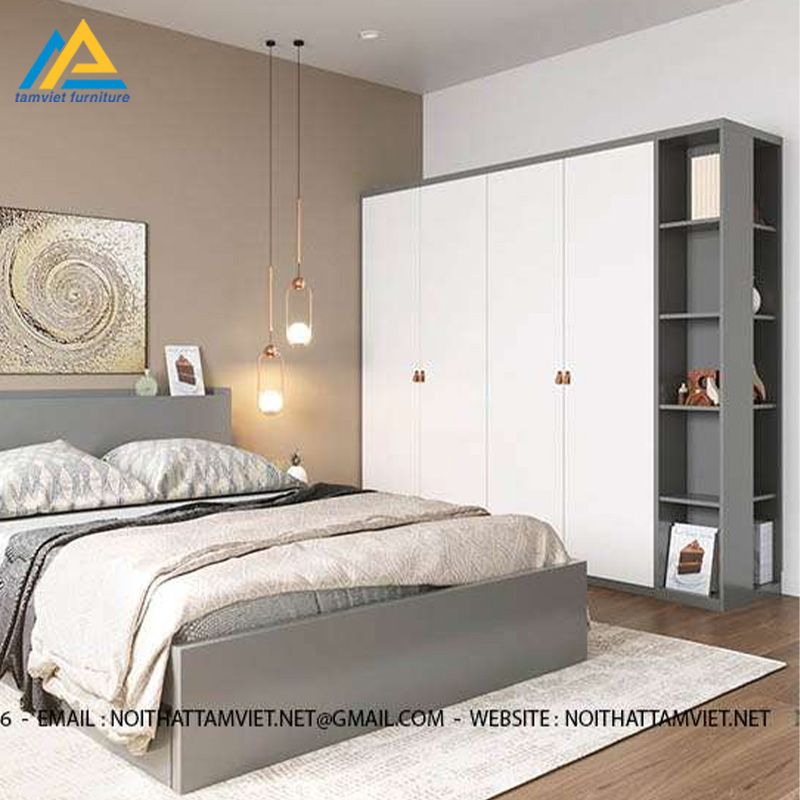 Tủ áo gỗ công nghiệp TACN-19