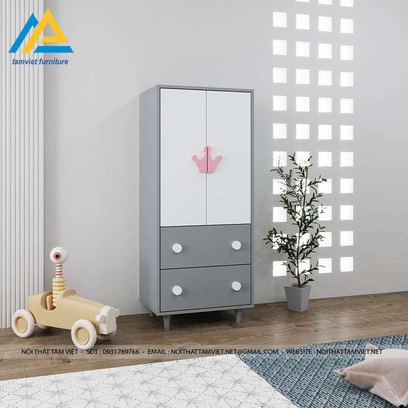 Tủ đựng quần áo cho bé TTE-6016