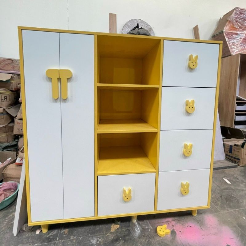 Tủ quần áo bé gái gỗ công nghiệp TTE-12015