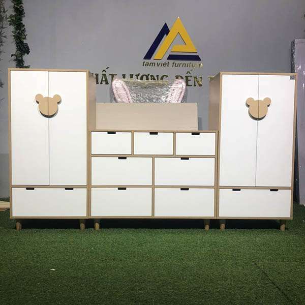 Tủ sơ sinh cho bé gỗ công nghiệp TTE-2202